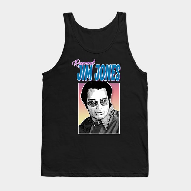 Reverend Jim Jones/Jonestown Massacre Aesthetic Tribute Design Tank Top by DankFutura